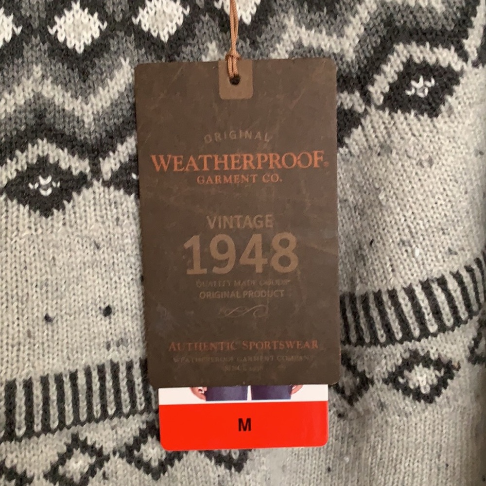 WEATHERPROOF VINTAGE Women’s Light Grey Sweater - Picture 3 of 6